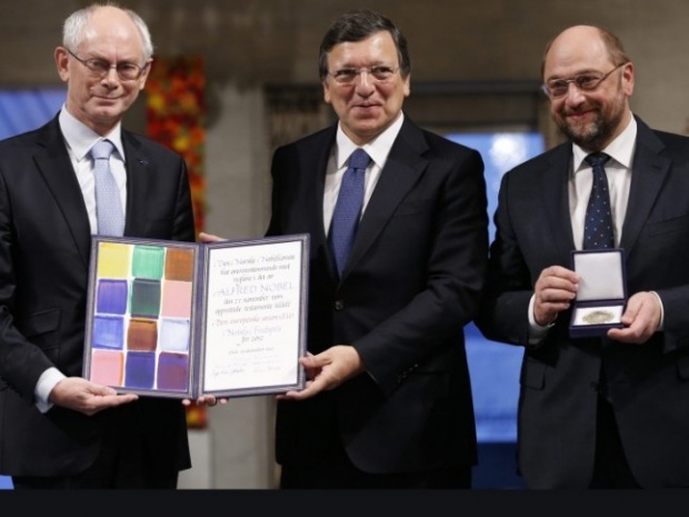 Лидерам ЕС вручили Нобелевскую премию мира