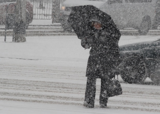 Оранжевый код опасности объявлен в 3 областях Болгарии из-за снегопадов