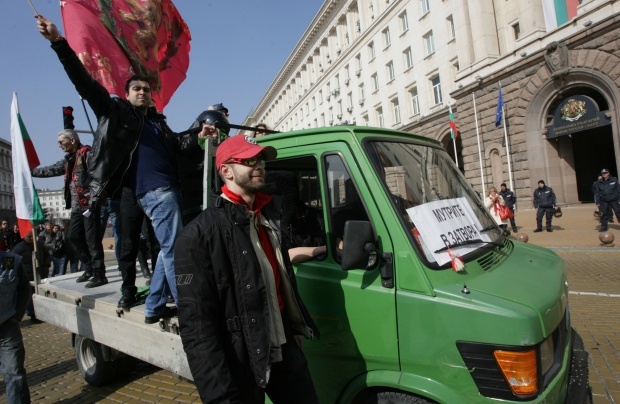 Недовольные болгары вновь вышли на национальную акцию протеста