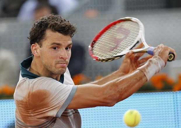Григор Димитров не сумел пробиться в 1/4 финала теннисного турнира в Мадриде