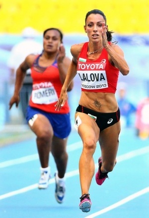 Болгарская бегунья заняла 9-ое место в беге на 100 метров среди женщин на ЧМ по легкой атлетике