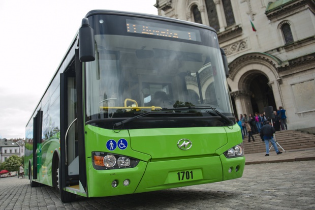 Первый в Европе электробус появился в Софии