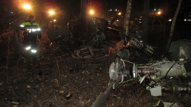 В результате крушения вертолета погиб топ-менеджер „Газпрома“ Евгений Шебаршов