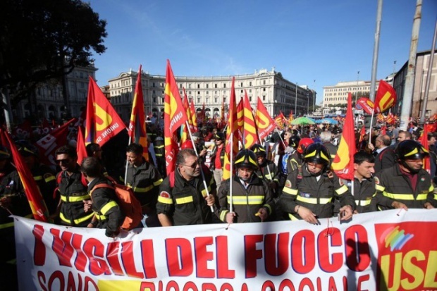 В Италии пройдут более 50 общенациональных забостовок и массовых манифестаций