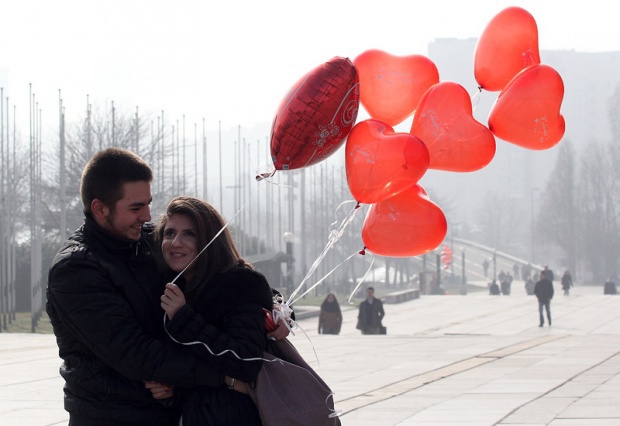 Любовь и романтика охватит столицу Болгарии в День влюбленных