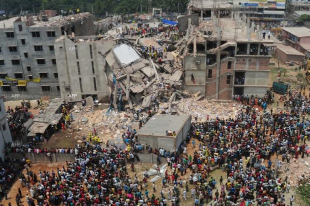 В Китае обрушилось здание обувной фабрики, десятки людей оказались под завалами