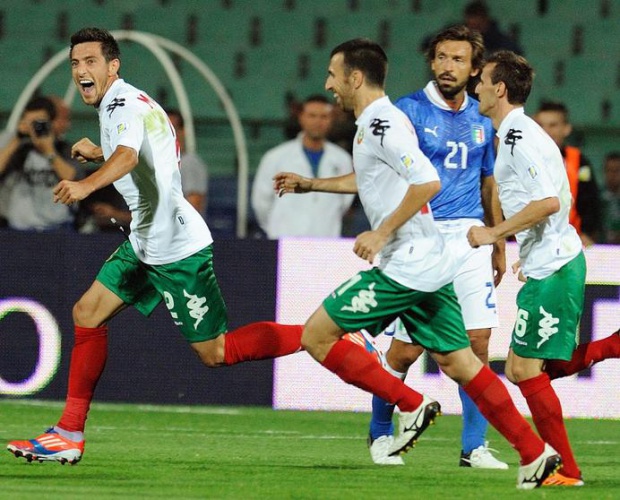 Сборная Болгарии уступила сборной Италии в отборе ЧЕ по футболу