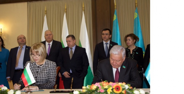 Болгария и Казахстан подписали Меморандум о сотрудничестве