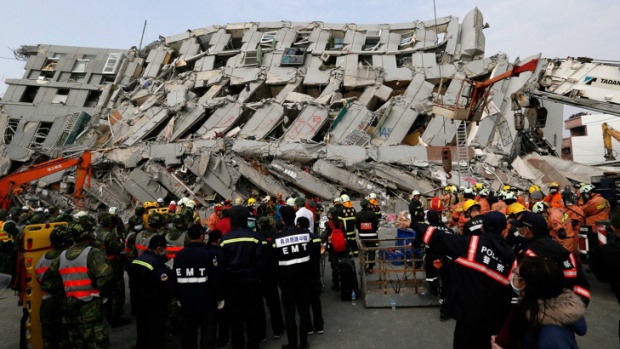 Количество жертв землетрясения на Тайване увеличилось до 11 человек