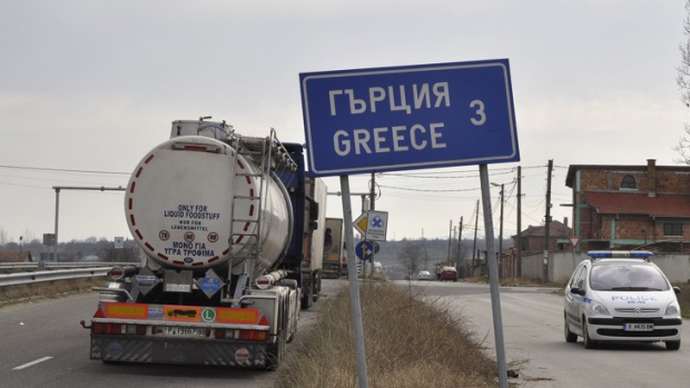 В пятницу болгарские автомобилисты перекроют КПП на границе с Грецией