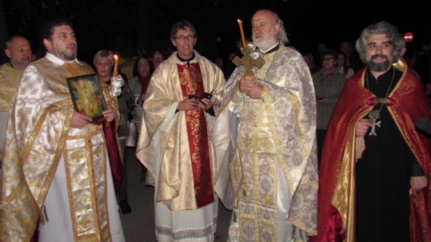 Православные, католики и армяне в Болгарии встретили вмести Пасху в городе Русе
