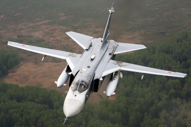 В Сирии разбился российский Су-24, экипаж самолета погиб