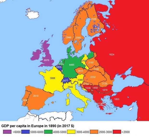 В 1890 году экономика Болгарии была ближе к Европе, чем сегодня