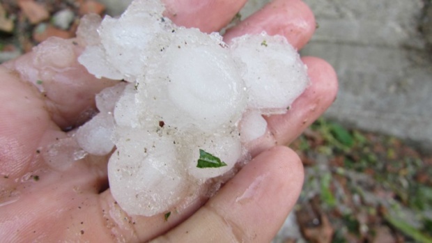 В Болгарии устраняют последствия ливней и града